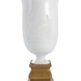 Tischlampe mit Lithophanie allegorischer Figuren - photo 1