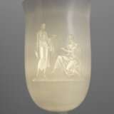 Tischlampe mit Lithophanie allegorischer Figuren - photo 5