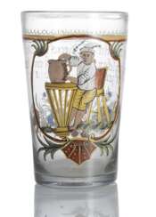 Becher mit Darstellung eines Töpfers