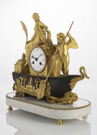 Gondel-Pendule mit Venus und Amor - photo 4