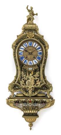 Große Prunkpendule im Boulle-Stil auf Wandkonsole - photo 1