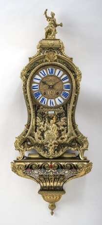 Große Prunkpendule im Boulle-Stil auf Wandkonsole - photo 3