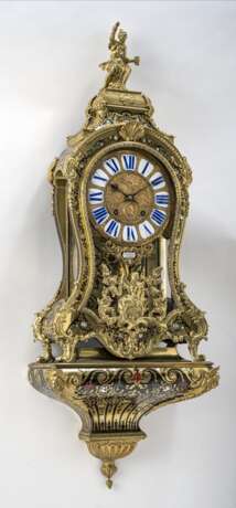 Große Prunkpendule im Boulle-Stil auf Wandkonsole - photo 4