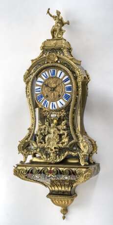 Große Prunkpendule im Boulle-Stil auf Wandkonsole - photo 5