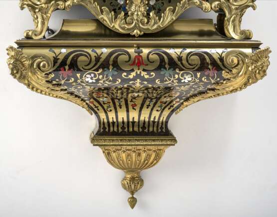 Große Prunkpendule im Boulle-Stil auf Wandkonsole - photo 6