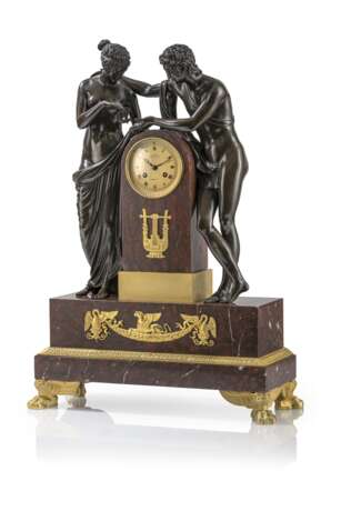 Große Pendule mit Amor und Psyche - photo 1