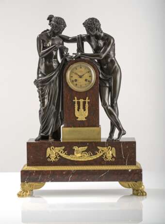 Große Pendule mit Amor und Psyche - photo 2
