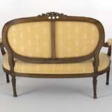 Louis XVI-Sitzbank und zwei Fauteuils - фото 3