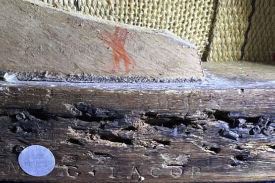 Ein Paar Louis XVI- Fauteuils und Sitzbank - photo 7