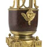 Punkvoller Marmor Cachepot mit Bronzemonierung - photo 2