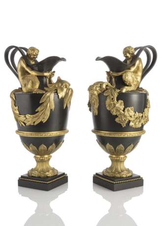 Paar Kannen "Triton und Satyr" - photo 1