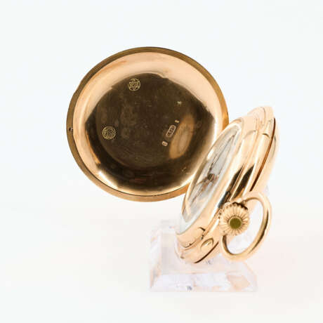 Mermod Frères. Pocket watch with chronograph and minute repeater - фото 7