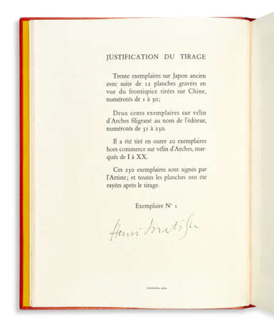 MATISSE, Henri (1869-1954) et Henry de MONTHERLANT (1895-1972) - photo 6