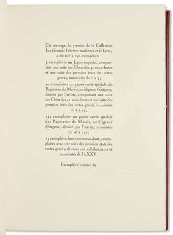 PICASSO, Pablo (1881-1973) et Luis de GONGORA Y ARGOTE (1561-1627) - Foto 5