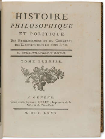 [DIDEROT, Denis (1713-1784)] et Guillaume-Thomas RAYNAL, abb&#233; (1713-1796) - фото 6
