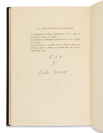 ARP, Jean (1886-1966) et Tristan TZARA (1896-1963) - Foto 4