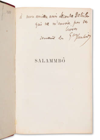 FLAUBERT, Gustave (1821-1880) - Foto 1