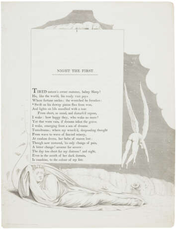 WILLIAM BLAKE (1757-1827), illustrator – EDWARD YOUNG (1683-1765), author - photo 2