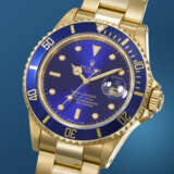 ROLEX. A CHARMING 18K GOLD AUTOMATIC WRISTWATCH WITH SWEEP CENTRE SECONDS, DATE AND BRACELET - photo 2
