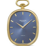 PATEK PHILIPPE. A RARE AND ATTRACTIVE 18K GOLD OVAL OPENFACE KEYLESS LEVER WATCH - фото 1