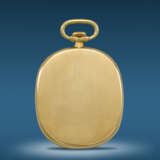PATEK PHILIPPE. A RARE AND ATTRACTIVE 18K GOLD OVAL OPENFACE KEYLESS LEVER WATCH - фото 3