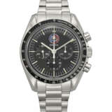 OMEGA. A VERY RARE AND ATTRACTIVE STAINLESS STEEL LIMITED EDITION CHRONOGRAPH WRISTWATCH, MADE FOR THE ITALIAN MARKET - Foto 1