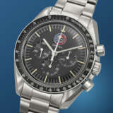 OMEGA. A VERY RARE AND ATTRACTIVE STAINLESS STEEL LIMITED EDITION CHRONOGRAPH WRISTWATCH, MADE FOR THE ITALIAN MARKET - Foto 2