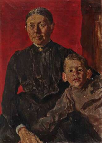 Mutter mit Kind (Walter Schulze). 1891 - фото 1