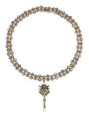 Neo-Renaissance-Sapphire-Diamond-Necklace