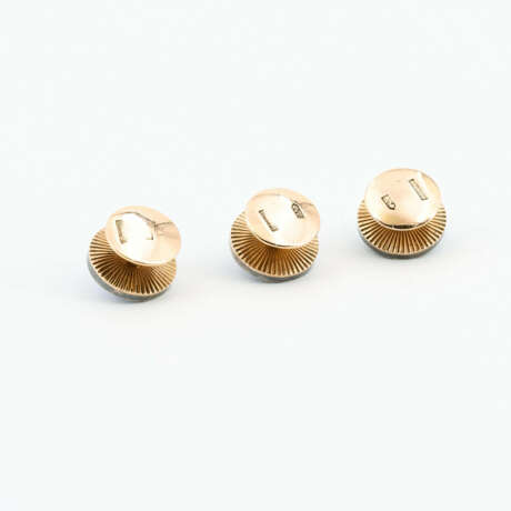 Three Enamel-Diamond-Buttons - photo 2