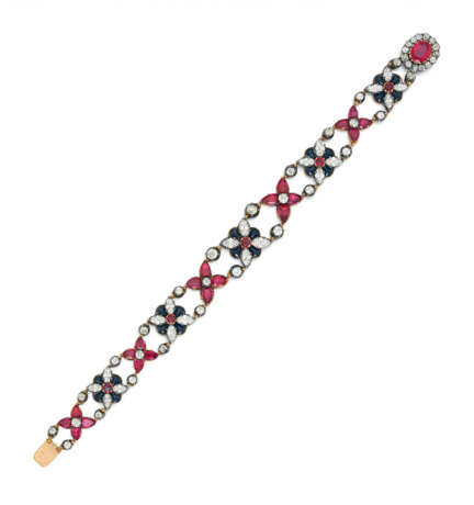 Historical Ruby-Diamond-Bracelet - photo 1