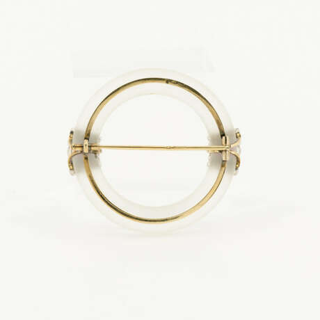 Art Deco Gemstone-Diamond-Brooch - photo 2