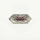 Gemstone-Diamond-Brooch - photo 2