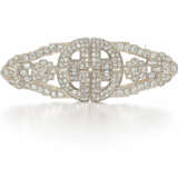 Diamond-Double Clip-Brooch - photo 1