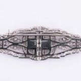 Diamond-Double Clip-Brooch - photo 3