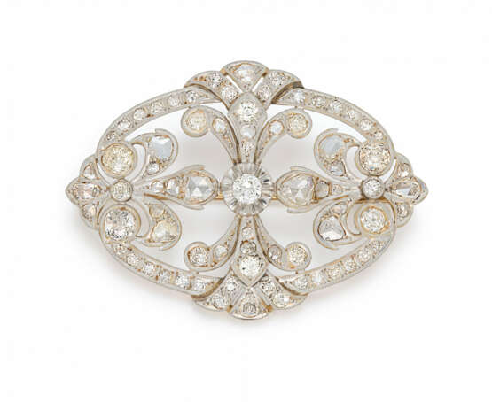 Elegant Diamond-Brooch - фото 1