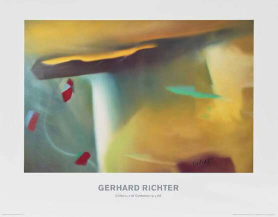 Seestück (Gegenlicht). Abstraktes Bild. (Collection of Contemporary Art). 1969, 1977 - Foto 2