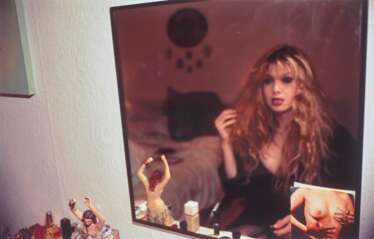 Joey in my mirror. Hornstr. Berlin.  1992