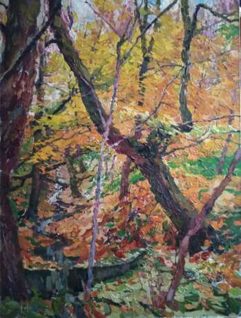 “Berendeevo Kingdom” Canvas Oil paint Impressionist Landscape painting 2013 - photo 1