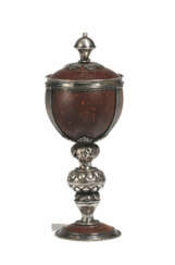 SILVER COCONUT LIDDED CUP