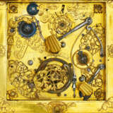 EARLY COPPER HORIZONTAL TABLE CLOCK - photo 2
