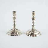 PAIR OF SILVER CANDLESTICKS - photo 3