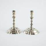 PAIR OF SILVER CANDLESTICKS - photo 4