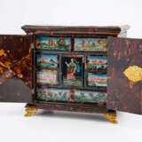 UNUSUAL CABINET CASE WITH LANDSCAPE AND ALLEGORY OF HOPE - photo 5