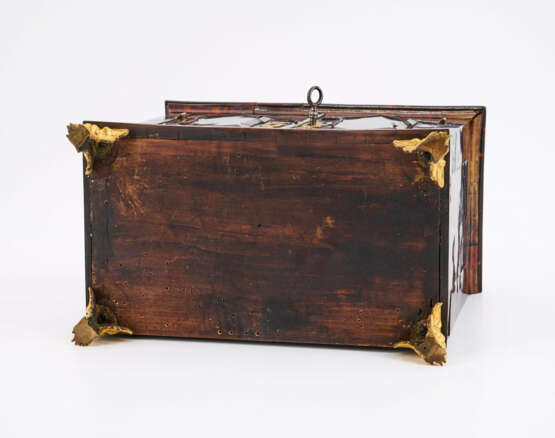 UNUSUAL CABINET CASE WITH LANDSCAPE AND ALLEGORY OF HOPE - photo 8
