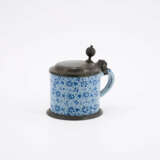 SMALL LIDDED TANKARD WITH BIRD DECOR - photo 2