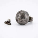 SPHERICAL IRON PADLOCK WITH ETCHED DECOR - photo 6