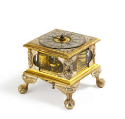 HORIZONTAL BRASS TABLE CLOCK