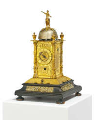 BRASS RENAISSANCE TABLE CLOCK OR TUERMCHENUHR
