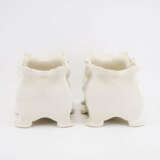 PAIR OF PORCELAIN ART NOUVEAU JARDINIERE WITH FISH MOTIFS - photo 4